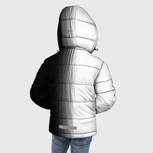 Зимняя куртка для мальчика Black and White BMW / 3D-Черный – фото 4