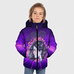 Куртка зимняя для мальчика Девушка - пантера StayWild, цвет: 3D-черный — фото 2