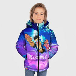 Куртка зимняя для мальчика Марк Грэйсон Неуязвимый, цвет: 3D-черный — фото 2
