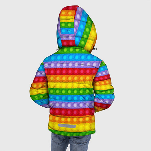 Зимняя куртка для мальчика Pop It / 3D-Черный – фото 4