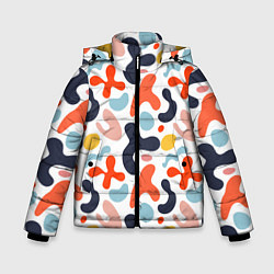 Зимняя куртка для мальчика Абстрактные цветные пятна