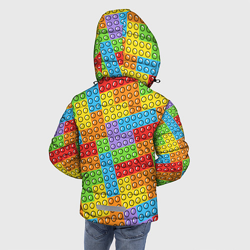 Зимняя куртка для мальчика POP IT SIMPLE DIMPLE / 3D-Черный – фото 4