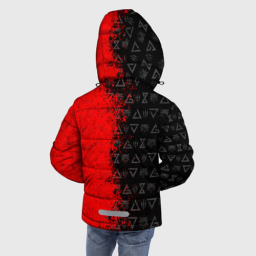 Зимняя куртка для мальчика THE WITCHER 9 / 3D-Черный – фото 4