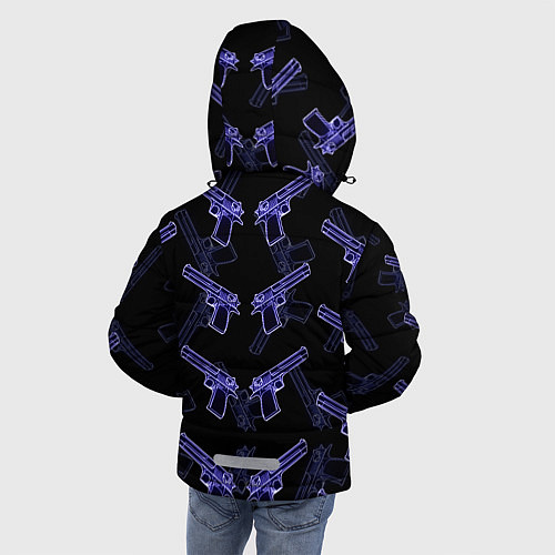Зимняя куртка для мальчика Desert Eagle / 3D-Черный – фото 4
