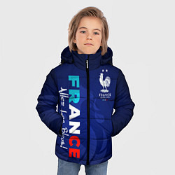 Куртка зимняя для мальчика Сборная Франции, цвет: 3D-черный — фото 2