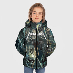 Куртка зимняя для мальчика Metallica Metal Skull, цвет: 3D-черный — фото 2