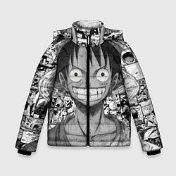 Зимняя куртка для мальчика Луфи улыбается one piece