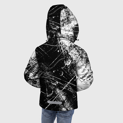 Зимняя куртка для мальчика Атака титанов: титан / 3D-Черный – фото 4
