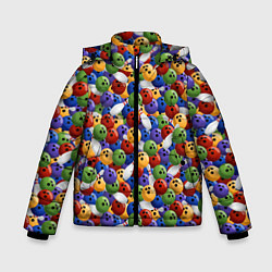 Куртка зимняя для мальчика Боулинг, цвет: 3D-светло-серый