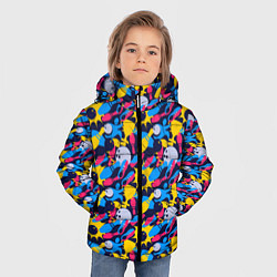 Куртка зимняя для мальчика Боулинг, цвет: 3D-черный — фото 2