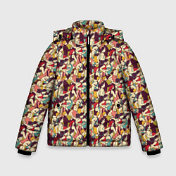 Куртка зимняя для мальчика Марафон, цвет: 3D-красный