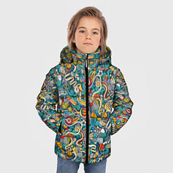 Куртка зимняя для мальчика Sport, цвет: 3D-черный — фото 2