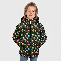 Куртка зимняя для мальчика Бильярд, цвет: 3D-черный — фото 2