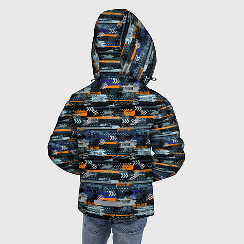 Зимняя куртка для мальчика Экстрим / 3D-Черный – фото 4