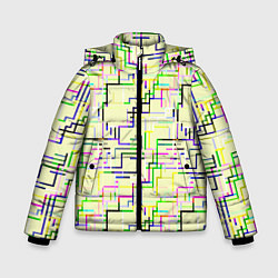 Зимняя куртка для мальчика Geometric Color