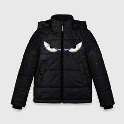 Куртка зимняя для мальчика Looking into the abyss, цвет: 3D-черный