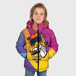 Куртка зимняя для мальчика Грифф Griff Brawl Stars, цвет: 3D-красный — фото 2