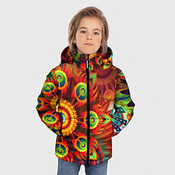 Куртка зимняя для мальчика Тропики, цвет: 3D-светло-серый — фото 2
