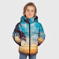 Куртка зимняя для мальчика Пейзаж, цвет: 3D-красный — фото 2
