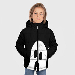 Куртка зимняя для мальчика Привидение, цвет: 3D-красный — фото 2