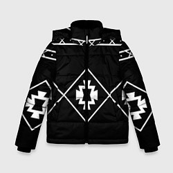 Куртка зимняя для мальчика КИМОНО ДРАКЕНА V2, цвет: 3D-черный