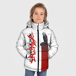 Куртка зимняя для мальчика EVANGELION ПИЛОТ EVA, цвет: 3D-светло-серый — фото 2