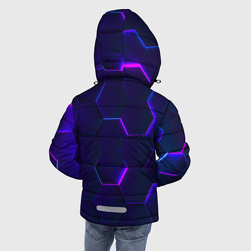 Зимняя куртка для мальчика НЕОНОВАЯ БРОНЯ / 3D-Черный – фото 4
