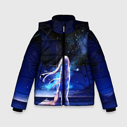 Куртка зимняя для мальчика Animegirl Night Sea, цвет: 3D-черный