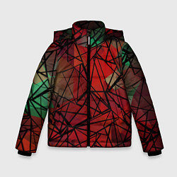 Зимняя куртка для мальчика Абстрактный геометрический