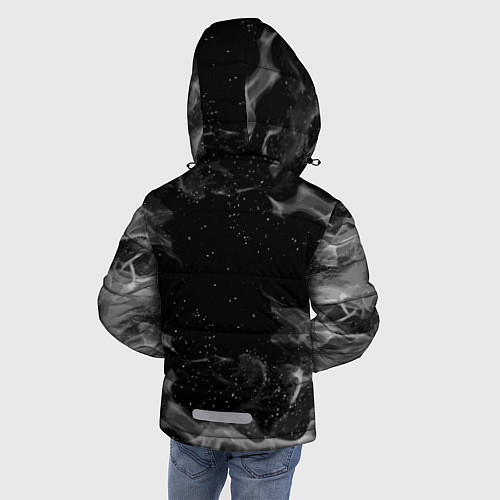 Зимняя куртка для мальчика MITSUBISHI ОГОНЬ / 3D-Черный – фото 4