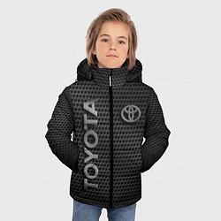 Куртка зимняя для мальчика TOYOTA STEEL HONEYCOMBS, цвет: 3D-черный — фото 2