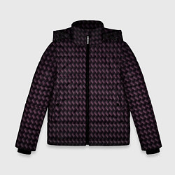 Куртка зимняя для мальчика Неоновая мозаика, цвет: 3D-черный