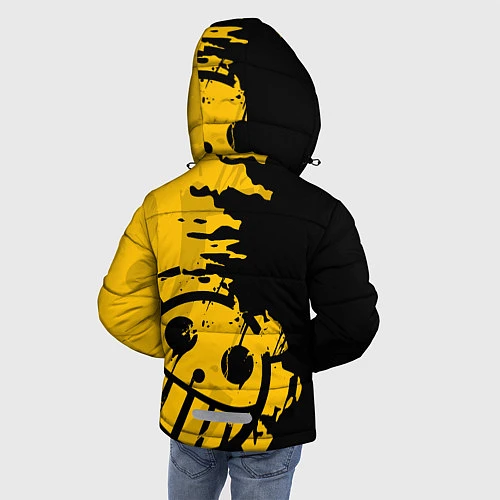 Зимняя куртка для мальчика ONE PIECE PIRATES ПИРАТЫ / 3D-Черный – фото 4