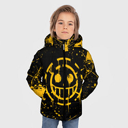 Куртка зимняя для мальчика ONE PIECE PIRATES ВАН ПИС ПИРАТЫ ЖЁЛТЫЙ, цвет: 3D-черный — фото 2