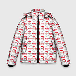 Куртка зимняя для мальчика Хо-Хо, цвет: 3D-красный