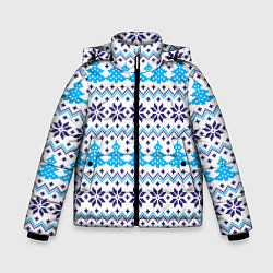 Куртка зимняя для мальчика Сибирская зима 2022, цвет: 3D-черный