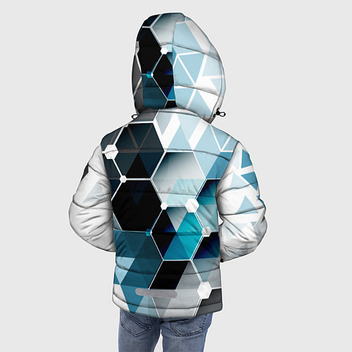 Зимняя куртка для мальчика Абстракция FLO / 3D-Черный – фото 4
