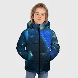 Куртка зимняя для мальчика ГОДЗИЛЛА В МОРЕ, цвет: 3D-светло-серый — фото 2