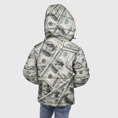 Зимняя куртка для мальчика Dollars money / 3D-Черный – фото 4