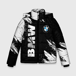 Куртка зимняя для мальчика BMW GRUNGE БМВ ГРАНЖ, цвет: 3D-черный