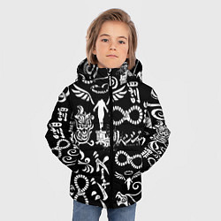 Куртка зимняя для мальчика ТОКИЙСКИЕ МСТИТЕЛИ ЛОГОБОМБИНГ TOKYO REVENGERS LOG, цвет: 3D-черный — фото 2