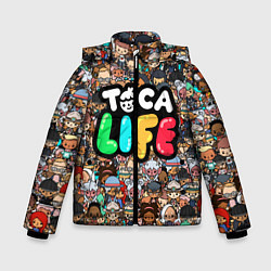 Куртка зимняя для мальчика Toca Life, цвет: 3D-красный