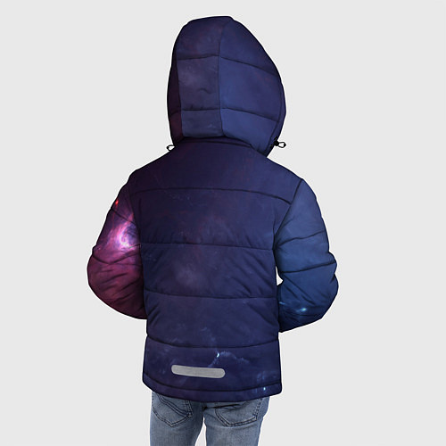 Зимняя куртка для мальчика Инопланетянин Гангста / 3D-Черный – фото 4