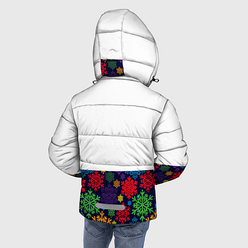 Зимняя куртка для мальчика Merry Christmas оленёнок / 3D-Черный – фото 4