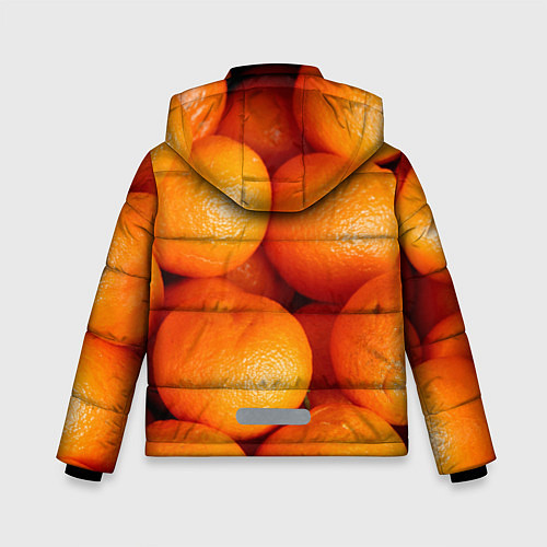 Зимняя куртка для мальчика Мандаринчик чик / 3D-Светло-серый – фото 2
