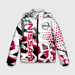 Куртка зимняя для мальчика Nissan Ниссан, цвет: 3D-черный