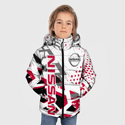 Куртка зимняя для мальчика Nissan Ниссан, цвет: 3D-черный — фото 2