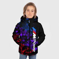 Куртка зимняя для мальчика MPower BMW Осколки стекла, цвет: 3D-черный — фото 2