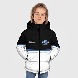 Куртка зимняя для мальчика Subaru Два цвета, цвет: 3D-черный — фото 2