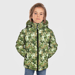 Куртка зимняя для мальчика Лягушки камуфляж, цвет: 3D-светло-серый — фото 2